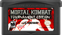 Mortal Kombat Tournament Edition GameBoy Advance US box art